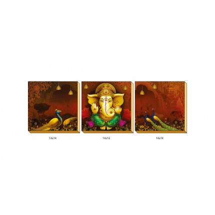 Wooden 3 Pis Set(14x14)  (T-1110)